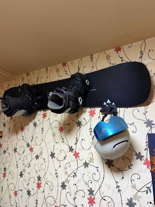 топовый сноуборд комплект Burton 160W + крепления + ботинки