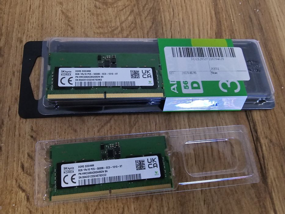 16 gb Ram DDR5 5600mhz laptop