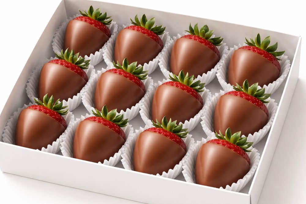 В наличии клубника в шоколаде