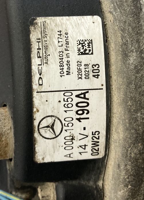 Mercedes w220 3.2cdi Динамо