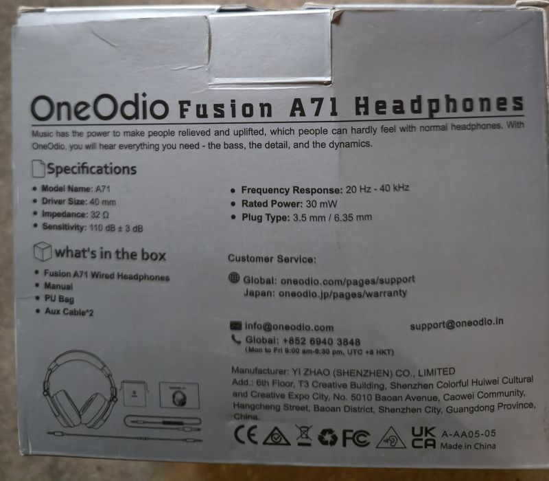 Căști OneOdio fusion a71 headphones