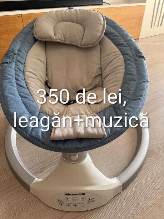 Leagăn, centru de activități, fotoliu din pluș