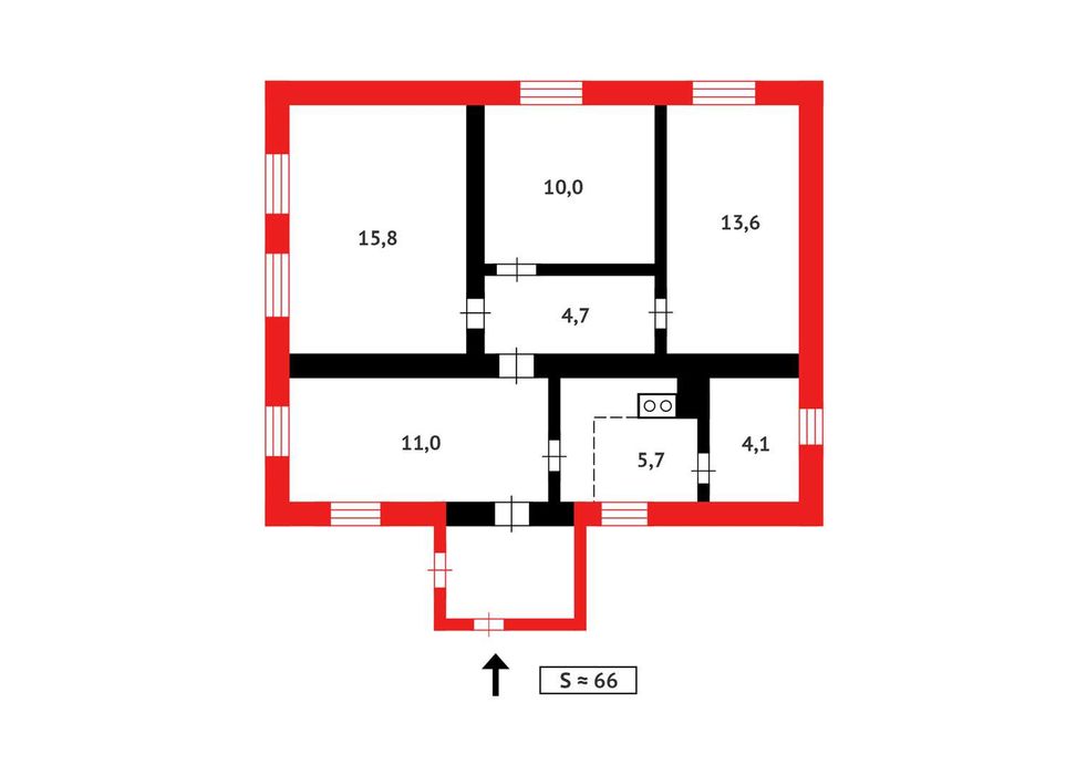 Продается  3х комнатный дом в Соцгороде, район Пятачок!