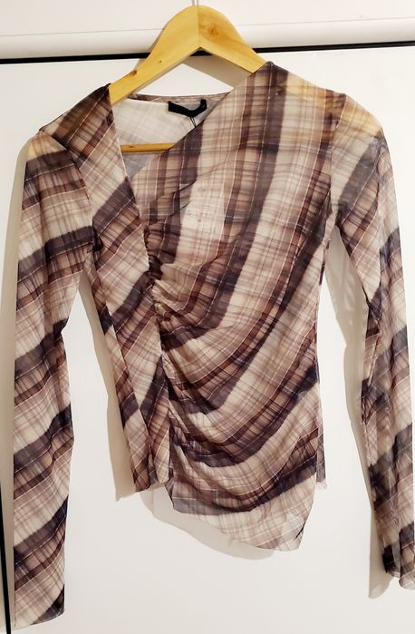 Bluza Zara semitransparenta, mulata, marimea S, cu eticheta