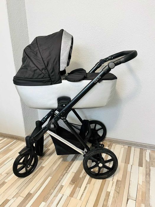 Бебешка количка DADA Paradiso APUS CHIC Silver 3в1 комплект