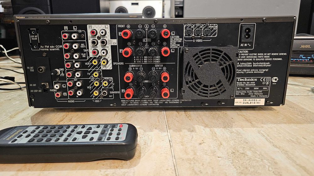 Amplituner Technics SA-AX6 cu Bi-AMP, cu telecomanda si cu test video!