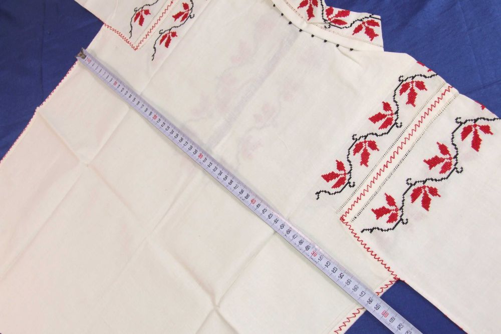 Camasa traditionala (ie) mas. 42, panza bumbac tesuta la razboi