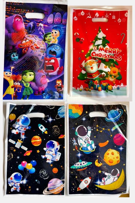 Малки торбички за сладки - найлонови : Стич Stich, Happy birthday