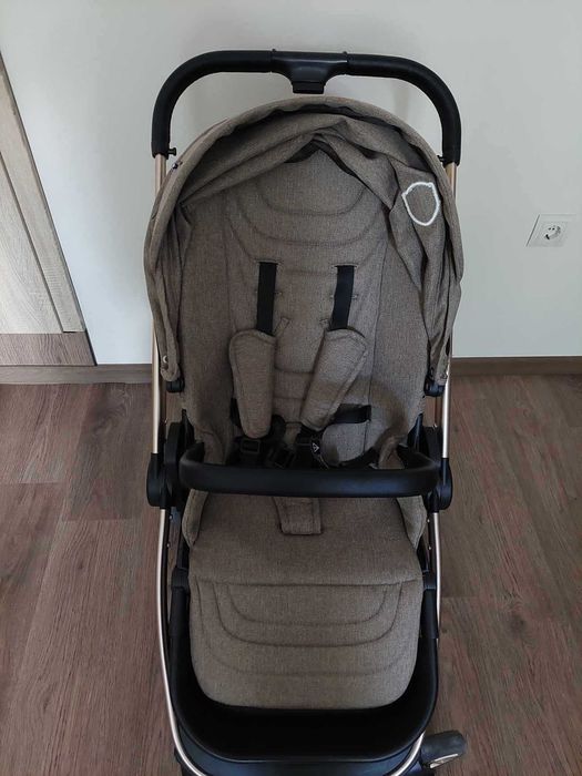 Бебешка количка Kikka Boo 3 в 1 Vicenza Premium Beige