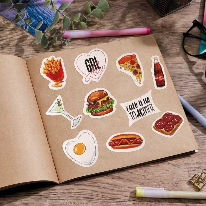 Наклейки, этикетки на пищевые контейнеры, еду, упаковку. 24 часа