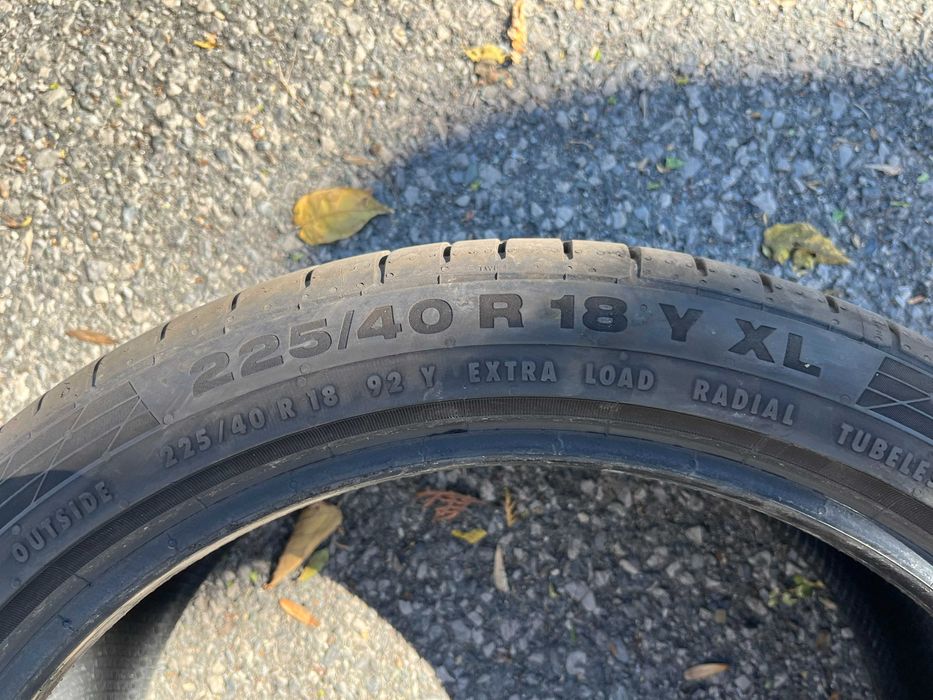 ЛЕТНИгуми CONTINENTAL 225/40/18 с ДОТ 03/2024г.