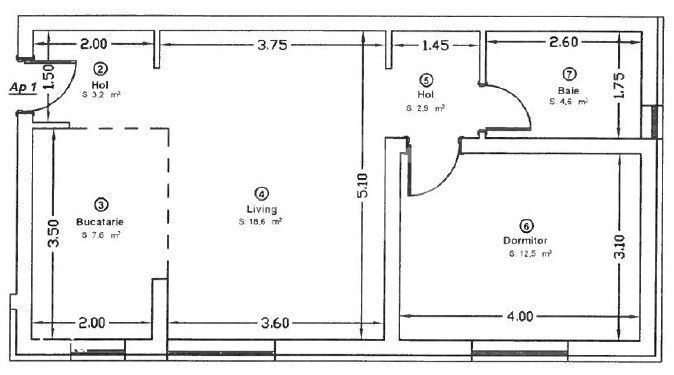 Apartament 2 camere | gradina | parcare inclusa | Giroc