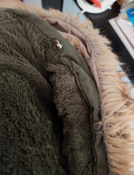 Geaca parka kaki