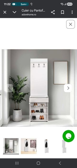 Cuier cu pantofar nou