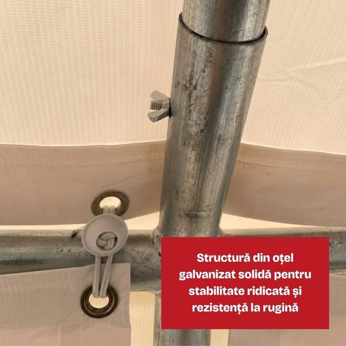 Cort de grădină 3×4 m Cortis profesional, prelată UV 500 g/mp - Transport gratuit