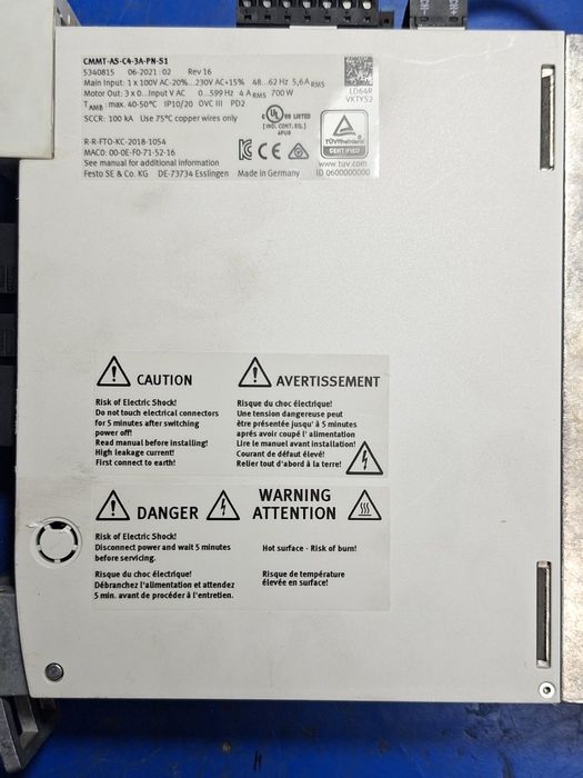 Servodriver  Festo CMMT-AS-3A -PN-51