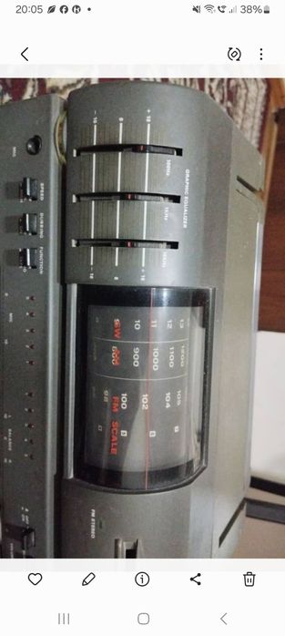 Магнитофон с колонками