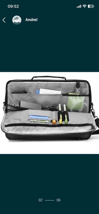 Geanta de umar HP Professional Top Load Case F3W15AA - NOU