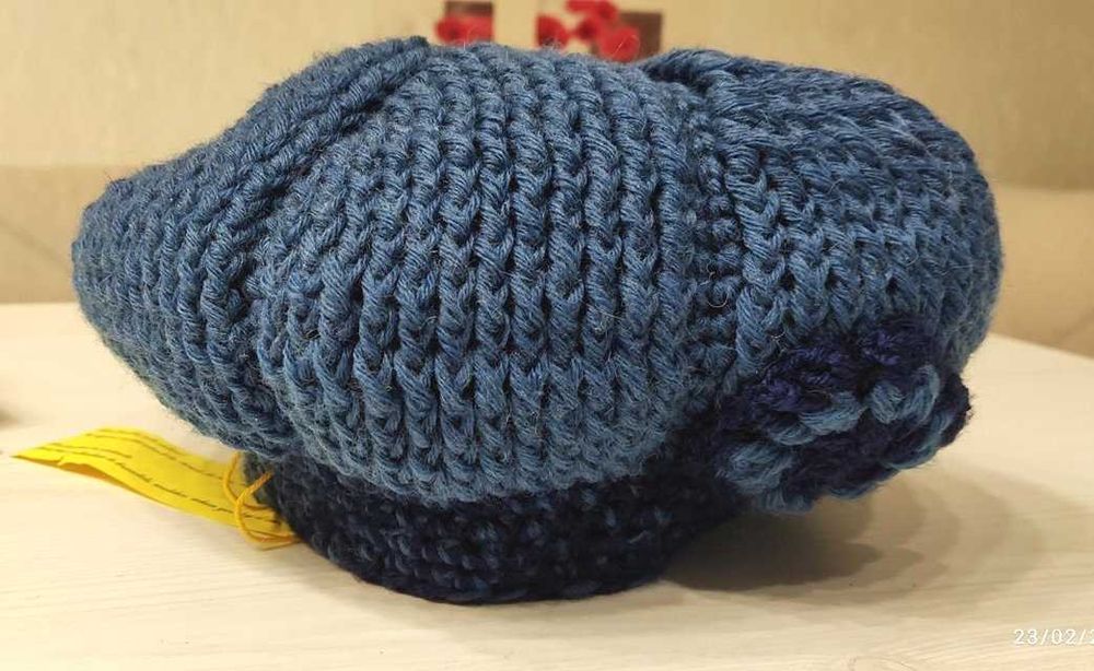 Beretă Bască handmade tricotate croșetate manual