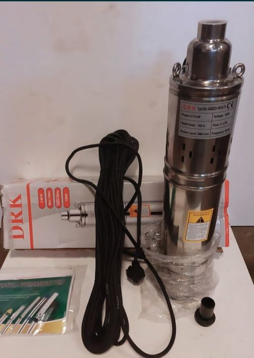 Pompa submersibila DRK 0.75 kw 3 m/h  tehnologie italy