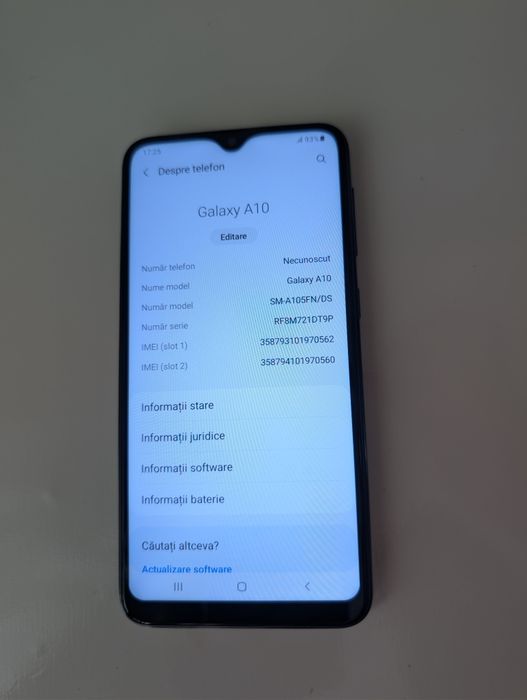 Samsung Galaxy A10 / telefon de buget pentru uz de zi cu zi