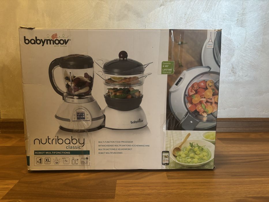 Babymoov Nutribaby Уред за готвене на пара, стерилизира и размразява