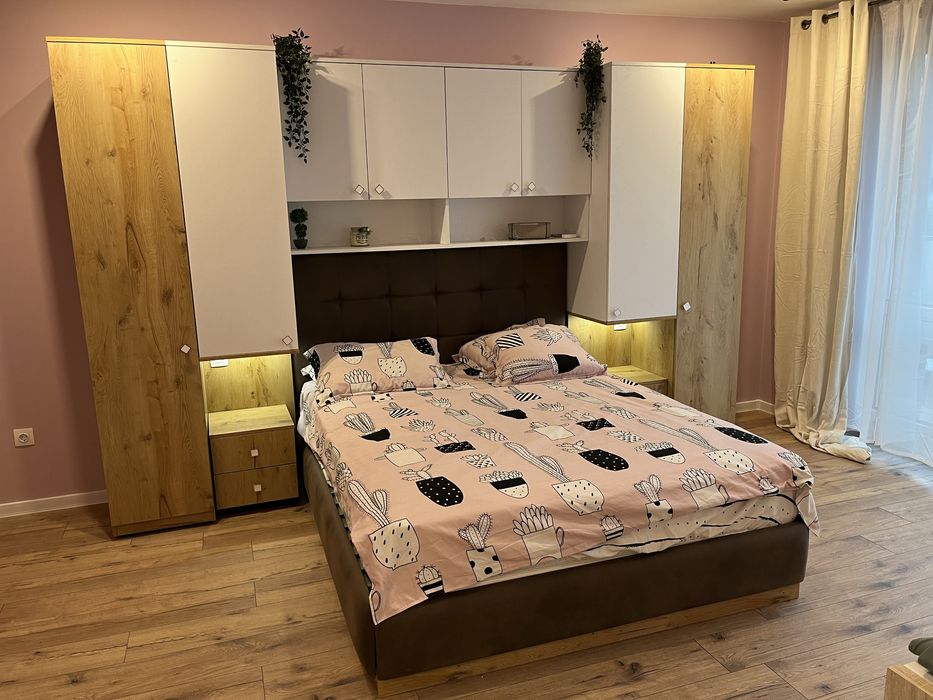 Спалня с надстройка 160/200 и матрак ТЕД