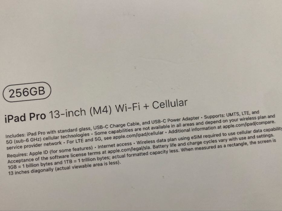 Ipad Pro 13 M4 Cellular
