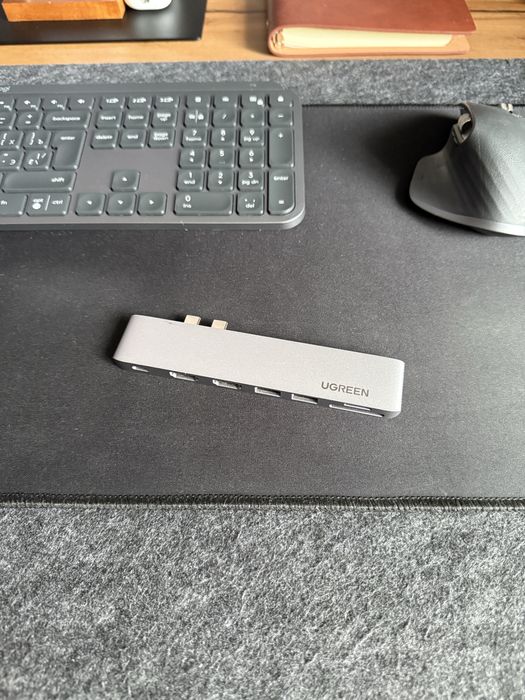 Хаб для ноутбка UGREEN cm356 для macbook hub type c
