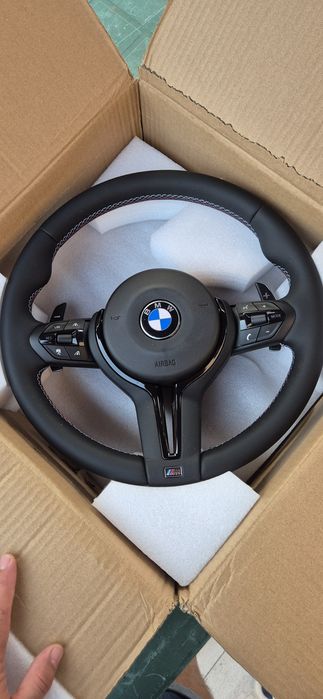 Volan nou bmw cu padele si airbag M f10,f30, f25, f11 f01,e90,e70,e71,