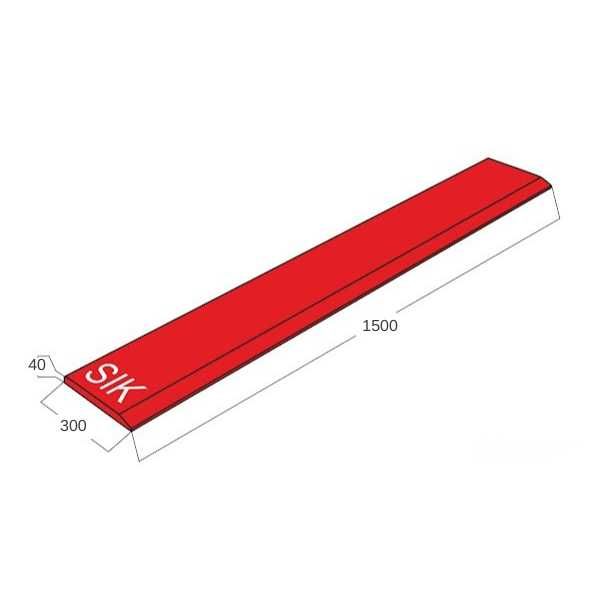 Cuțit 1500 x 300 x 40 mm – rezistență ridicată pentru utilaje
