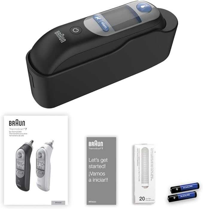 Термометър Braun Thermoscan 7 Нов нарушена опакова. Бял или черен