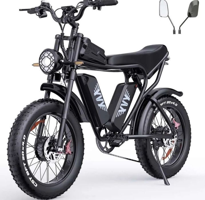 Нов!! Електрически велосипед YVY C20 Max 2000W 52V/2*20Ah 60 км.ч. 120 км.