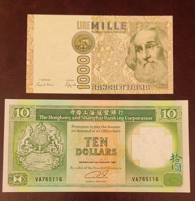 Банкноты, купюры, боны