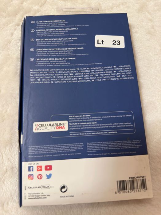 cellularline Fine iPhone 8 Plus /7 Plus case