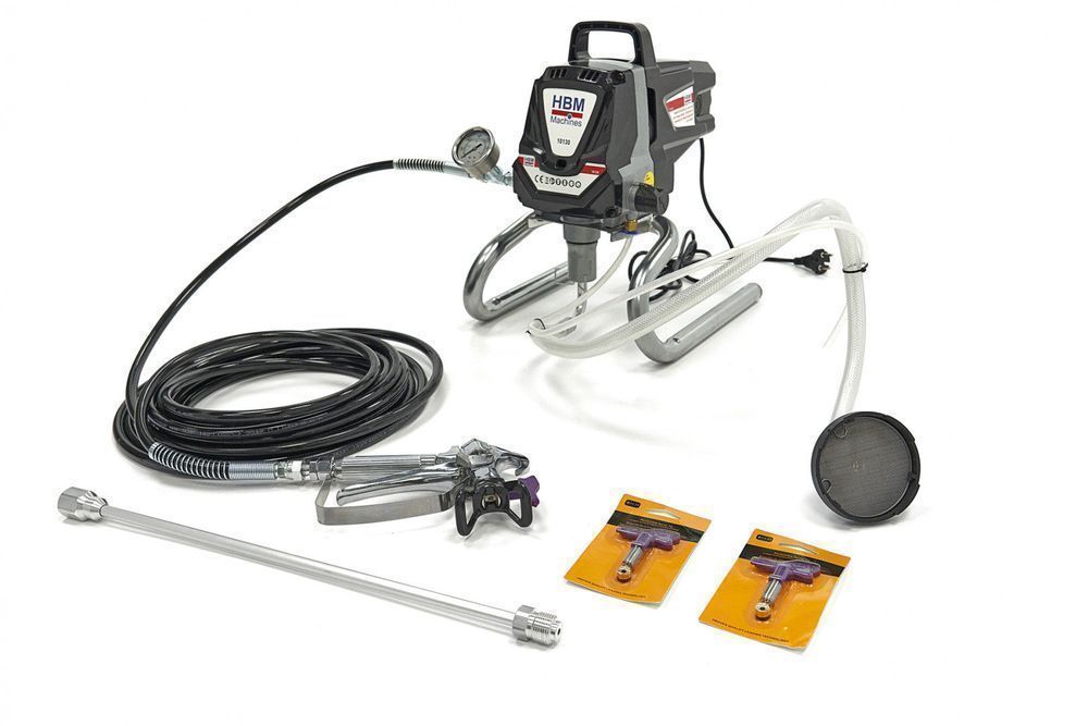 Pistol agregat pompa de vopsit hidrodinamica fara aer 1010w hbm