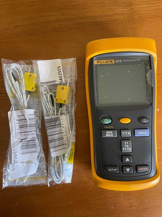 FLUKE 52 II контактен цифров термометър с 2 сонди