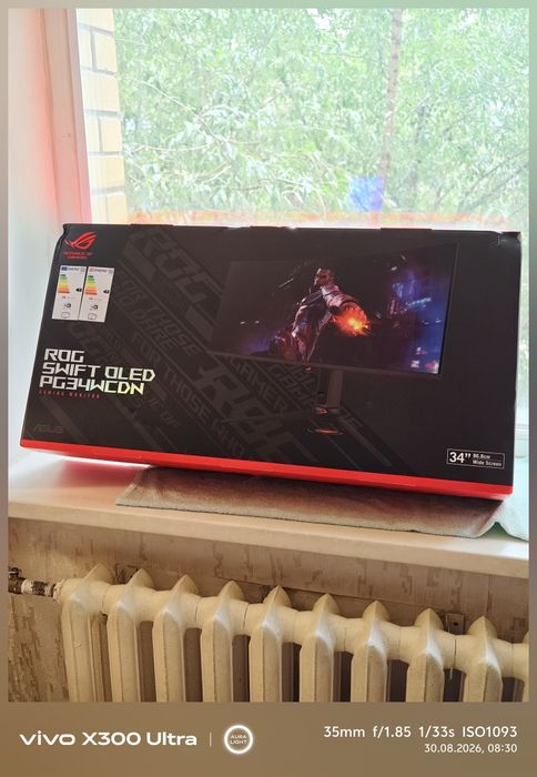 Монитор 34" ASUS ROG Swift PG34WCDN, Black