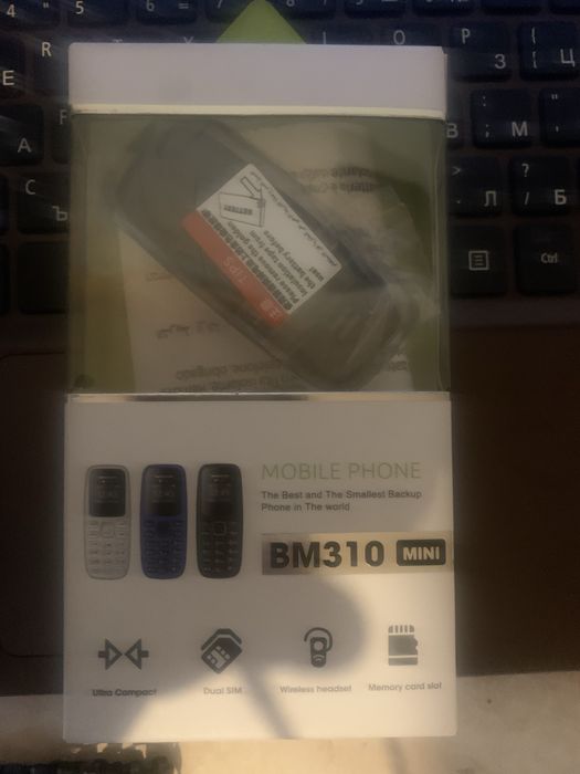 Gsm mini апарат чисто нов