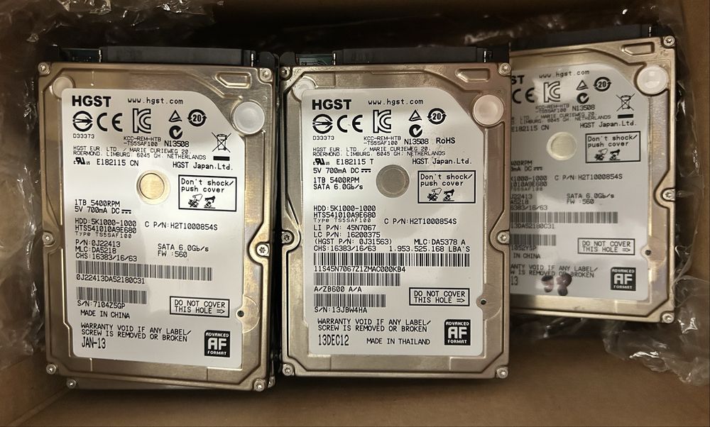 Lot HDD 1TB  2TB  3TB  4TB