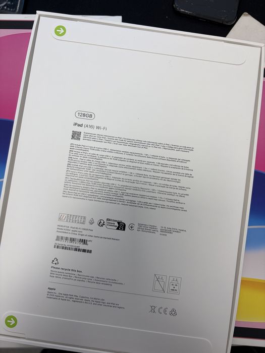 Ipad A16 ( wifi) 128gb sigilata