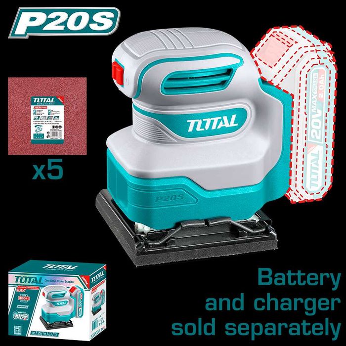 TOTAL - SLEFUITOR - 20Volti  (nu include acumulator,compatibil ingco)