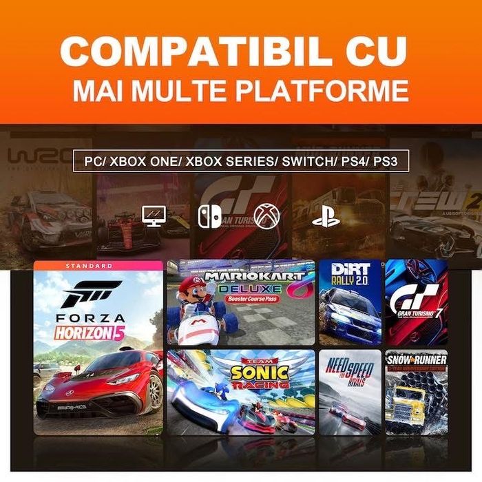 Volan cu pedale, maneta schimbator