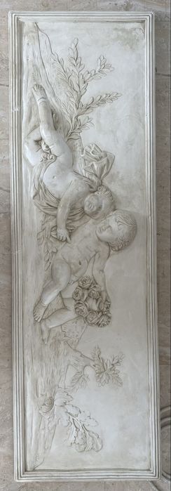 Картина барельеф, ручная работа, гипс