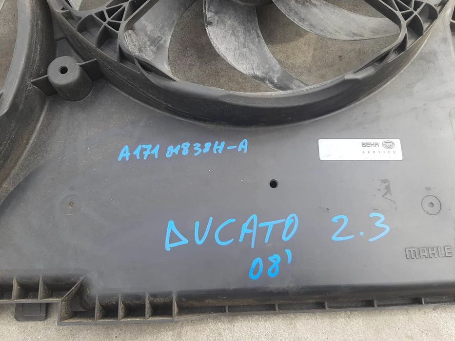 Electroventilator fiat ducato citroen jumper 2.3 jtd ah-a