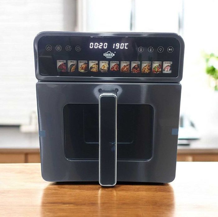 Аэрогриль 12 л Uakeen  ZL-1719 Аэрофритюрница с гарантией и доставкой.