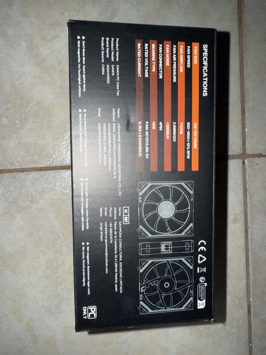 Pachet 3 buc-Ventilator Cooler carcasa PC ARGB PWM Thermalright