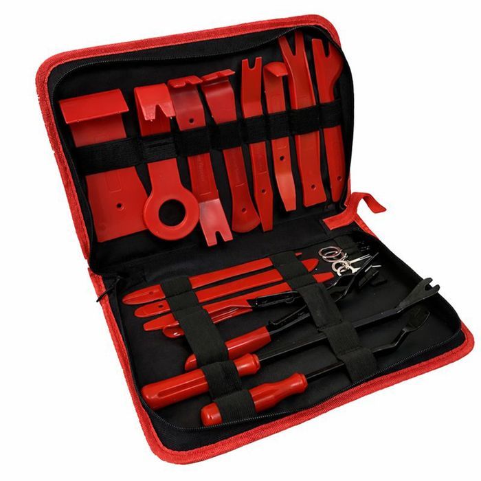 Trusa demontat radio si tapiterii cleme auto 20 piese gebo tools