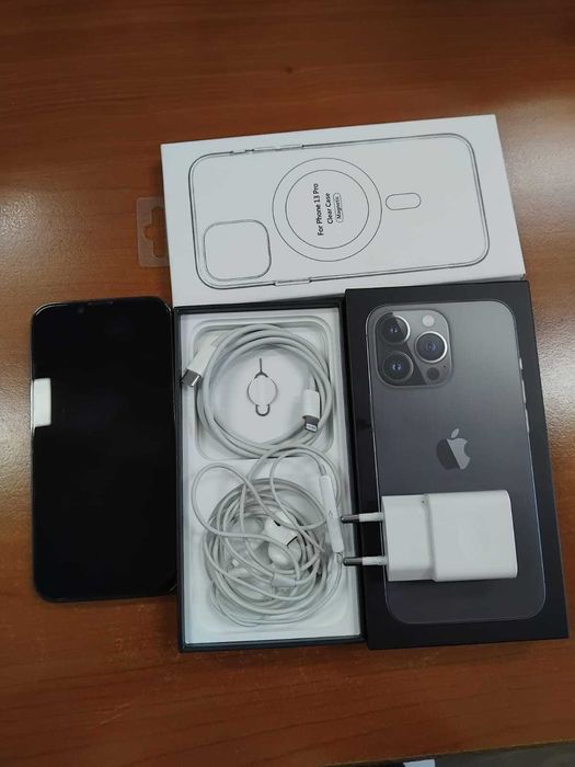 apple iPhone 13 Pro Graphite 128GB full box  impecabil