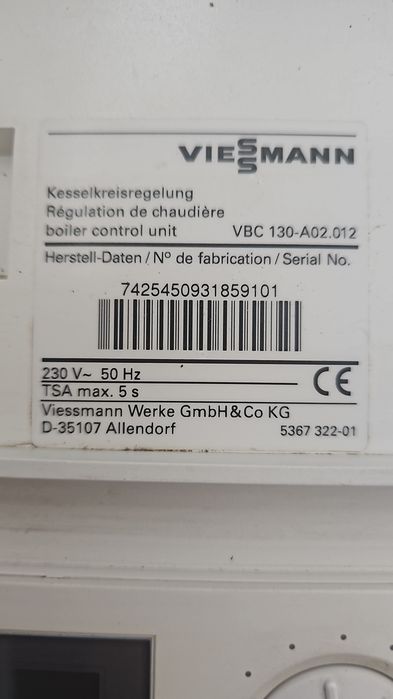Centrala condensare, Viessmann vitodens 200.